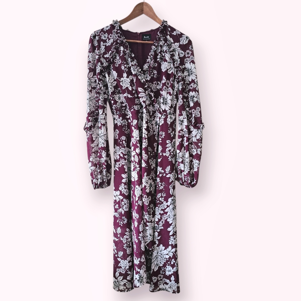 Bardot Floral Long Sleeve Dress